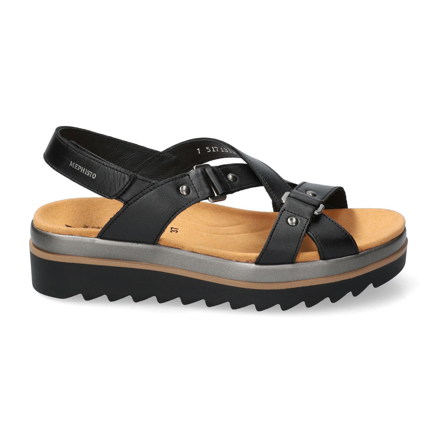 sandales femme modèle Dalma Noir - Mephisto